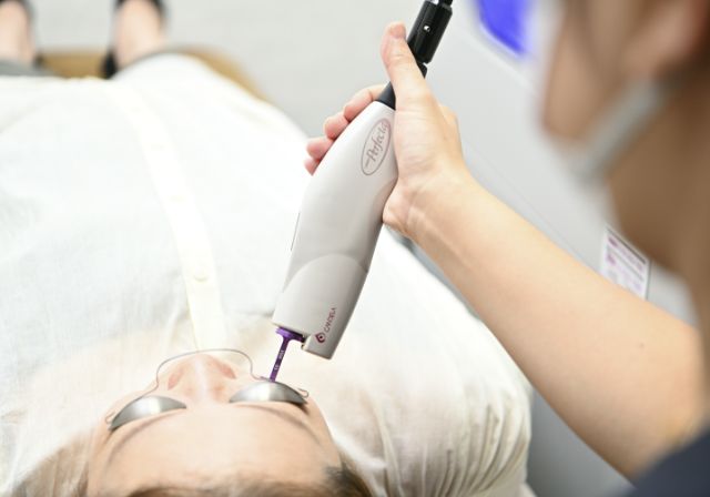 GentleMAXプロプラス治療風景