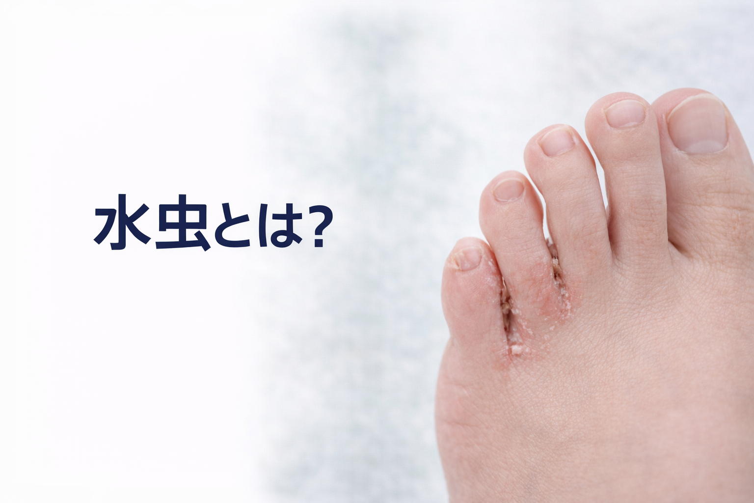 水虫とは？　原因と治療について皮膚科医が解説