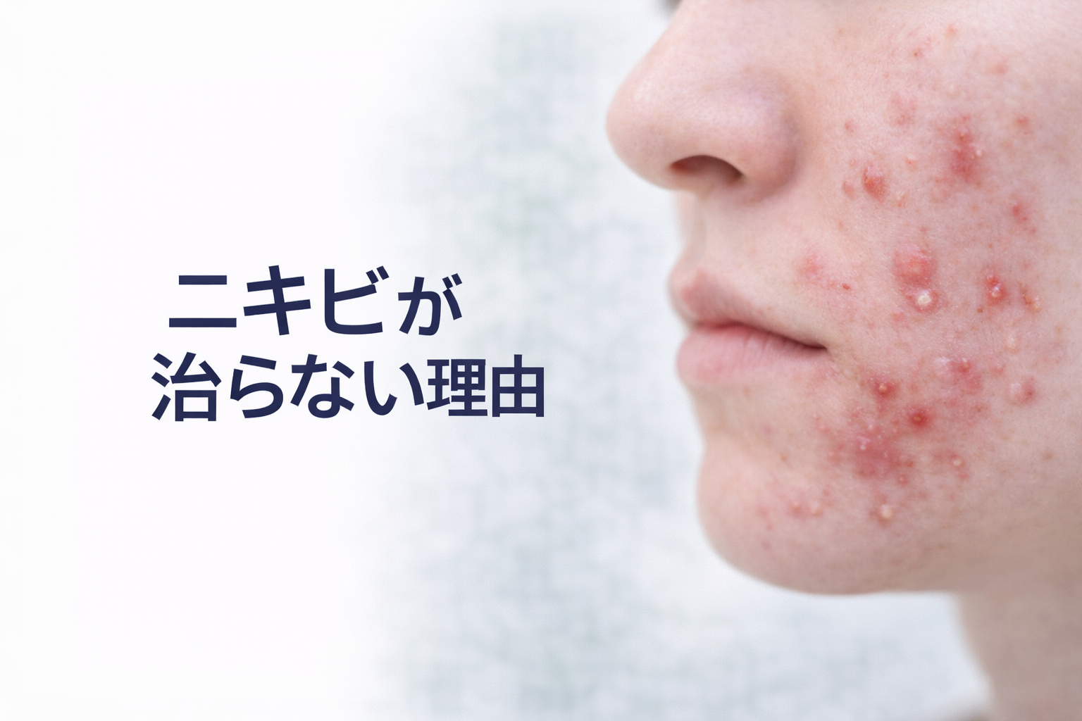 ニキビが治らない理由｜皮膚科医が解説
