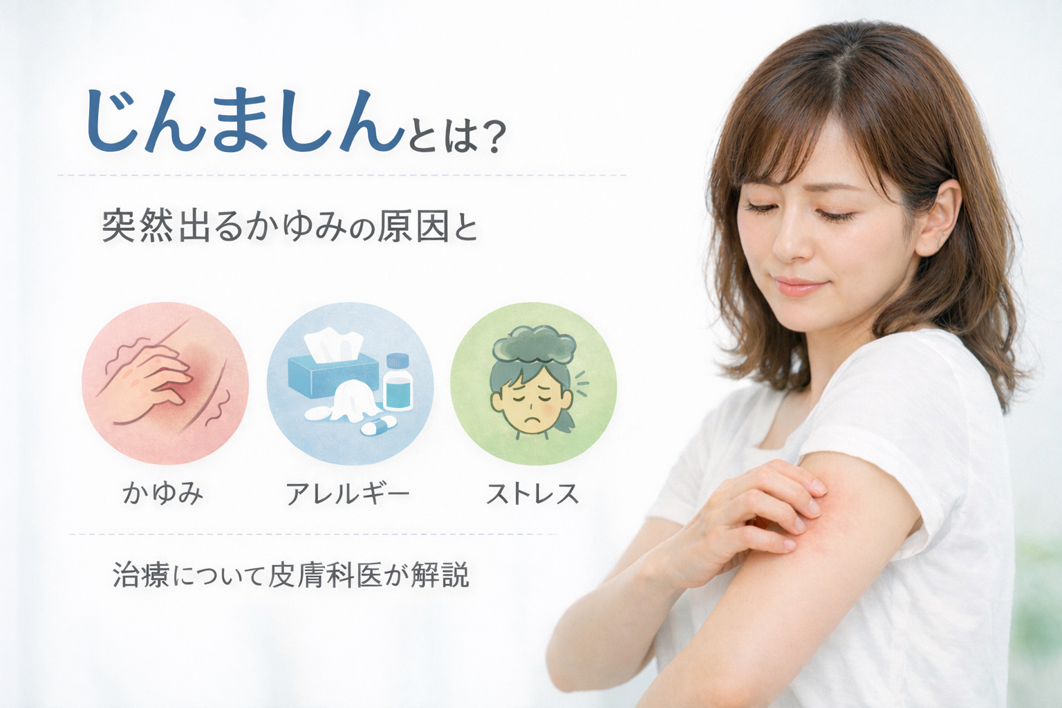 蕁麻疹（じんましん）とは？ 原因と治療について皮膚科医が解説
