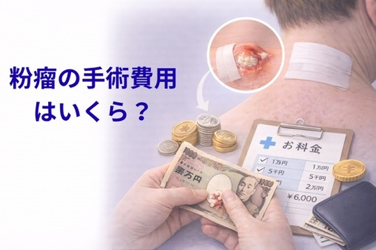 【札幌の皮膚科医が解説】粉瘤の手術費用はいくら？保険適用と料金の目安