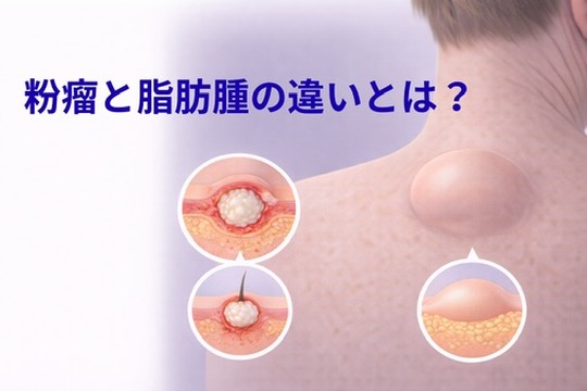 【札幌の皮膚科医が解説】粉瘤と脂肪腫の違いとは？見分け方を解説